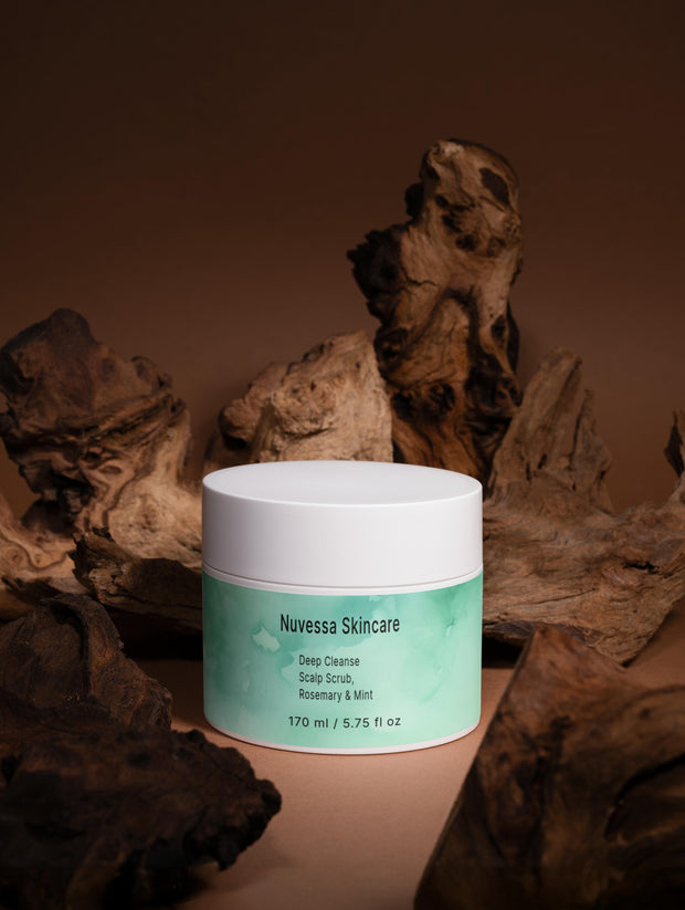 Deep Cleanse Scalp Scrub, Rosemary & Mint Nuvessa Skincare