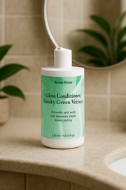 Gloss Conditioner, Smoky Green Vetiver Nuvessa Skincare