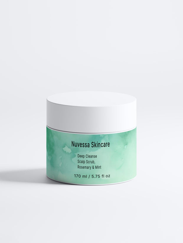 Deep Cleanse Scalp Scrub, Rosemary & Mint Nuvessa Skincare