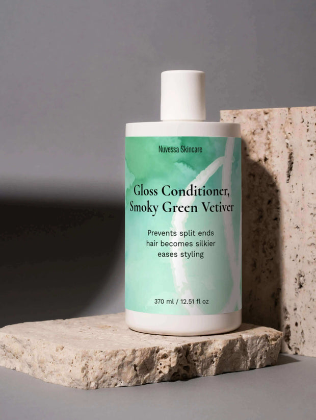 Gloss Conditioner, Smoky Green Vetiver Nuvessa Skincare